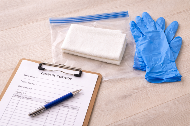 Collecting an ERMI Dust Sample for Mold Analysis